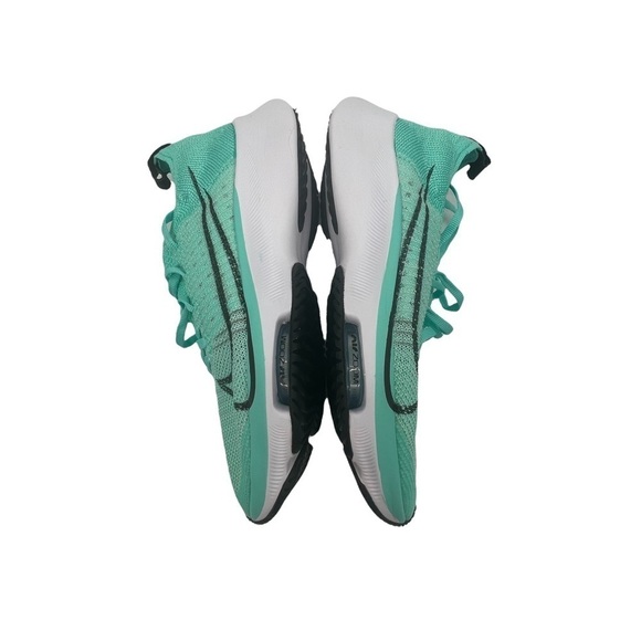 Nike Air Zoom Tempo Flyknit Turquoise Lace Up Sneakers Size 4.5 Youth - Picture 5 of 8